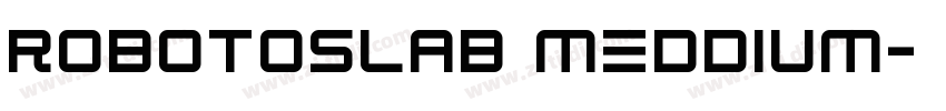 robotoslab meddium字体转换